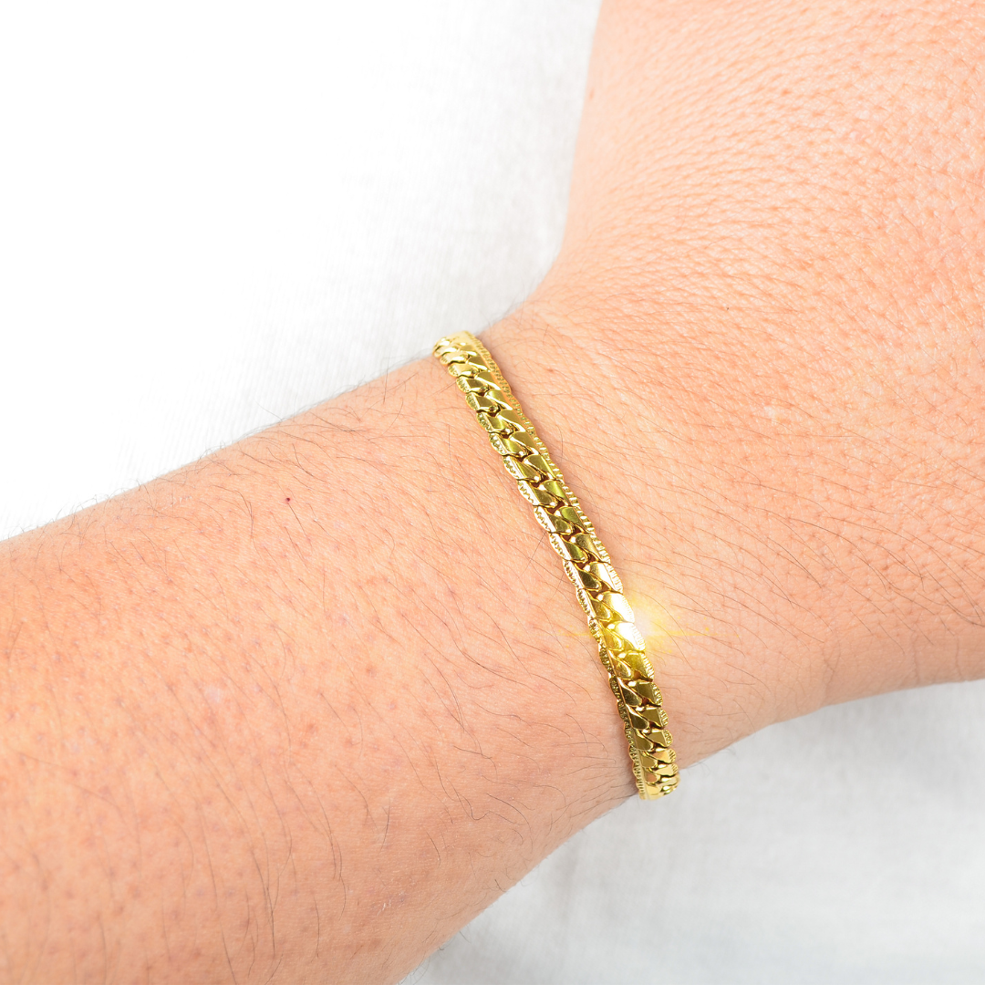 Pulsera Grabada Hombre